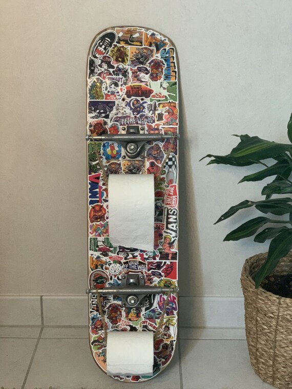Vans Truck Style Skateboard Toilet Paper Holder Etsy