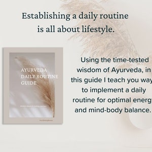 Ayurveda Daily Routine Digital Guide image 2