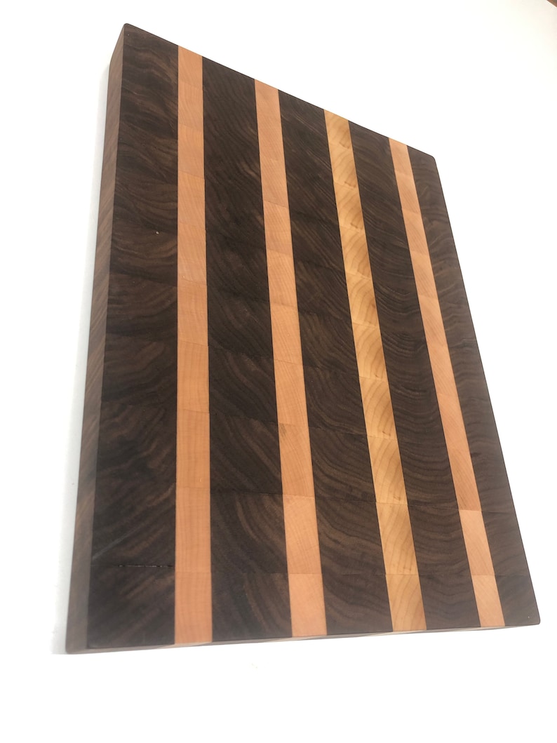 Walnut and Maple End Grain Cutting Board Etsy