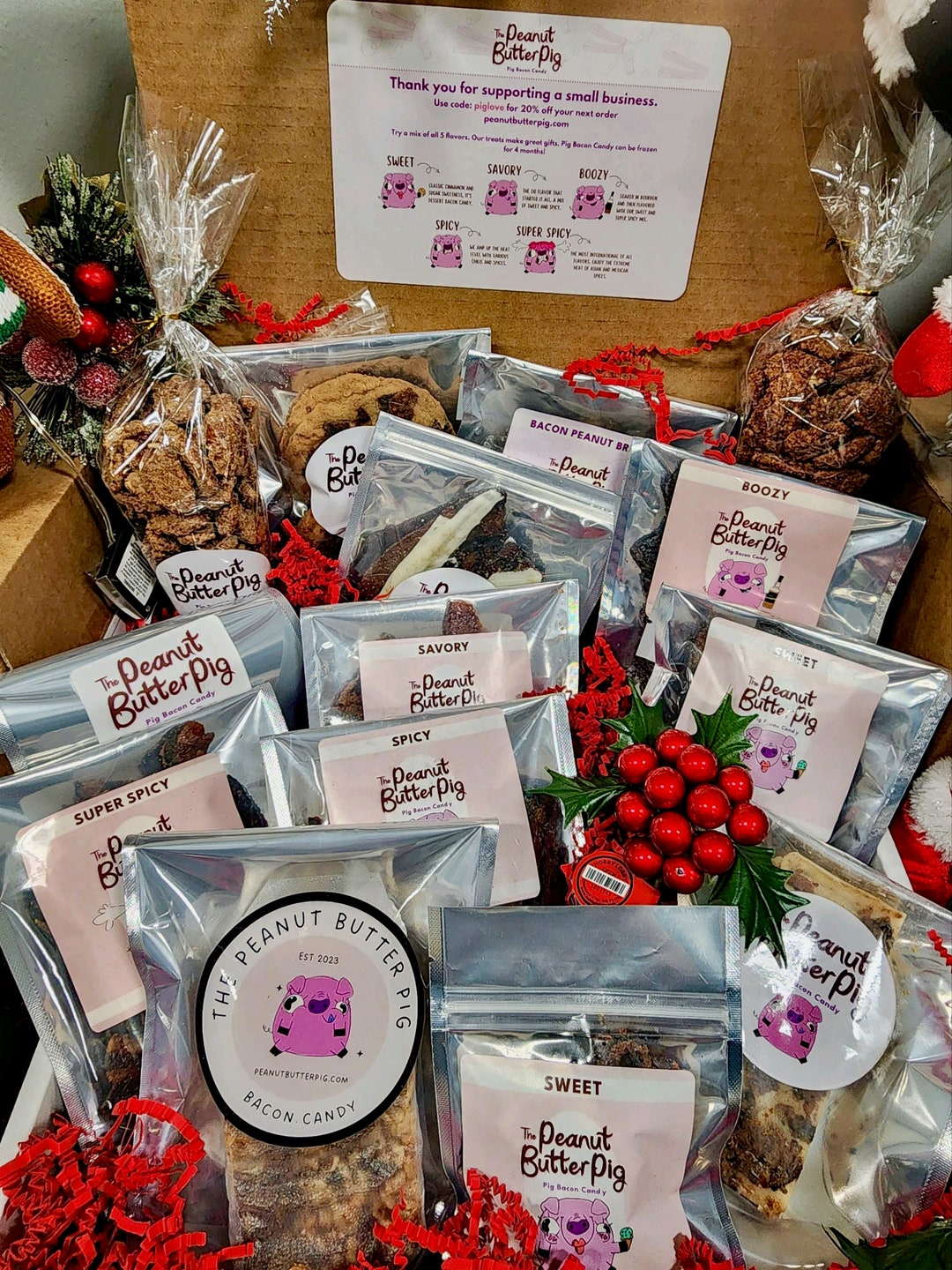 Bacon Gift Box valentines Day, Gift Baskets, Foodie, Gourmet Gifts