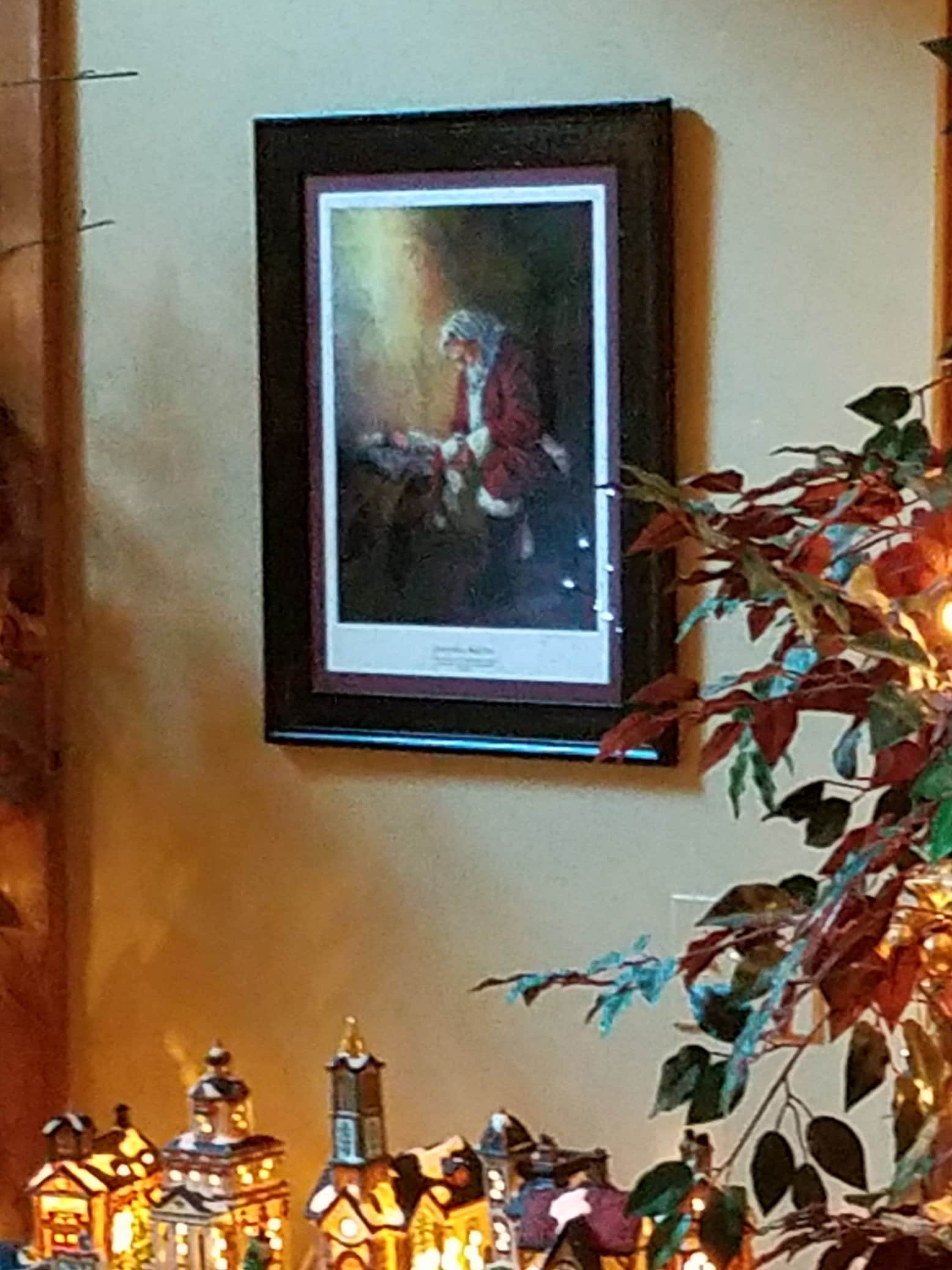 Kneeling Santa, Santa Kneeling, Santa Nativity, Baby Jesus Manger