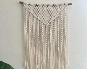 Triangle Macrame Wall Hanging | Wall Tapestry | Rope Art