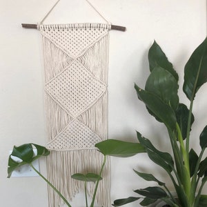 Triangle/Diamond Macrame Wall Hanging | Wall Tapestry | Rope Art