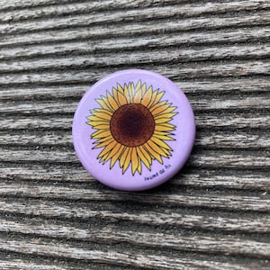 Invisible disability sunflower badge pins flowers