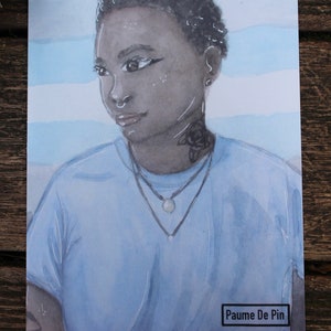 Demi boy painting / peinture demi boy