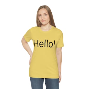 Unisex Jersey Short Sleeve Tee Adele-Hello t-shirt