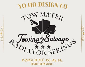 Cars towing - Towing and Salvage - vintage parks  - Magic Parks - PNG - SVG - JPG - Digital Download - Inspired Design - Shirt Digital