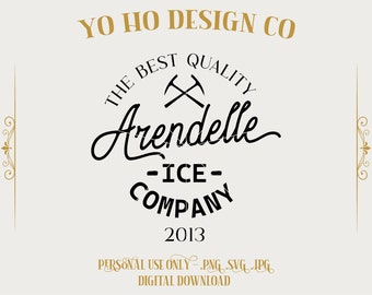 Diseño de Arendelle Ice Company: Gráficos inspirados en Frozen (Descarga digital)