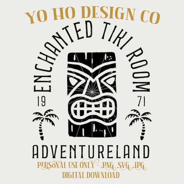 Tiki room - adventureland - Vintage Parks - PNG - SVG - JPG - Digital Download - Inspired Design - Shirt Digital