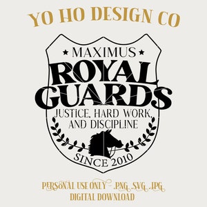 Maximus horse royal guard - tangled - rapunzel - PNG - SVG - JPG - Digital Download - Inspired Design - Shirt Digital