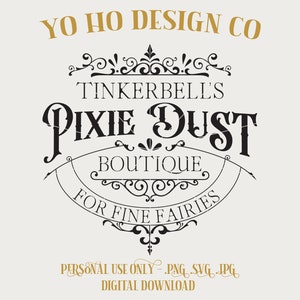Disney Tinker Bell Shirt Faith Trust Pixie Dust Magic Kingdom  lover Vacation gift - PNG - SVG - JPG - Digital Download - Inspired Design