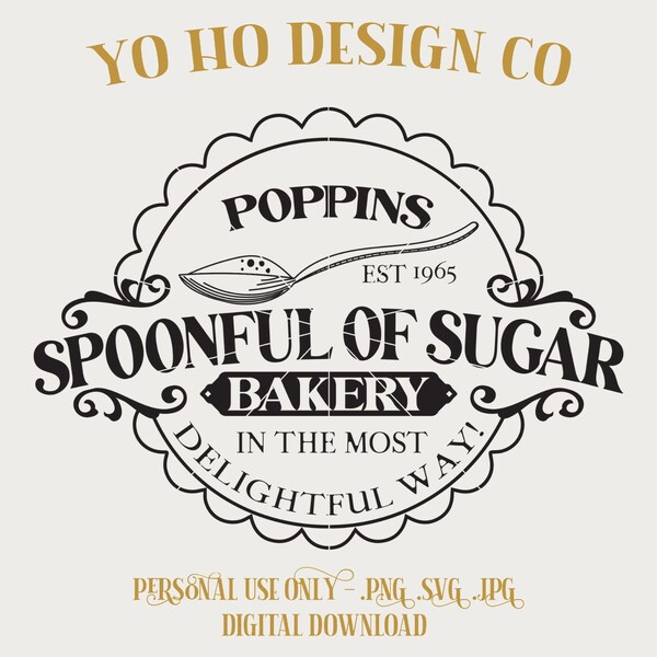 Spoonful of Sugar Etsy