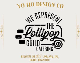 Knipbestand Lollipop Guild Catering – Grillig parodieshirtontwerp