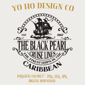Pirates ride - Caribbean - Park ride year - Vintage Parks - PNG - SVG - JPG - Digital Download - Inspired Design - Shirt Digital