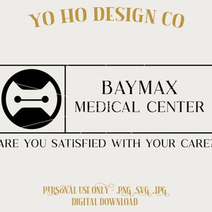 Held sechs Design - baymax Medizinisches Zentrum - PNG - SVG - JPG - Digital Download - Inspiriertes Design - Shirt Digital