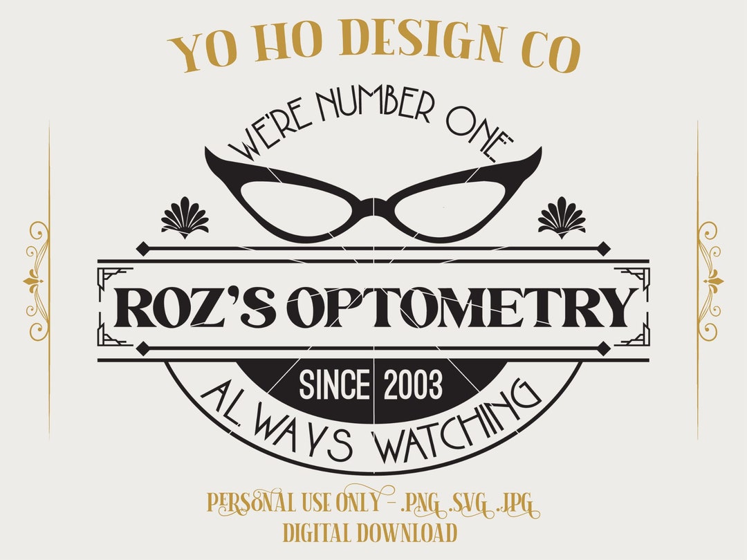 Monsters Inc Roz Optometry Design (digital Download) - Etsy