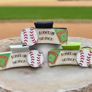 Baseball Season Hair Clip