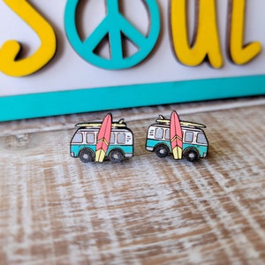 Hippie Bus Surf Stud earrings