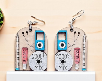 Y2K iPod Earrings | 2000s Nostalgia, Sterling Silver