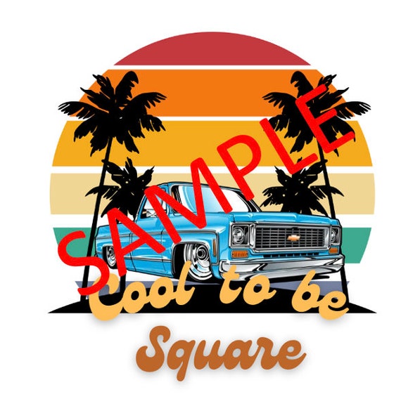 C-10 "Cool to be Square" 2-PNG and 1 PSD file for Shirt/Decal