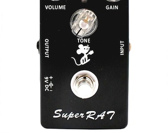 Mosky Super Rat Guitar Effect Pedal Hand-Made Three Mode Effects Classic Distortion