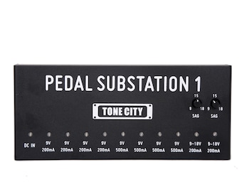 Tone City TPS-1 Substation 1 Guitar Pedal Multi-Power Supply,Filtered,Regulated,Quiet Power