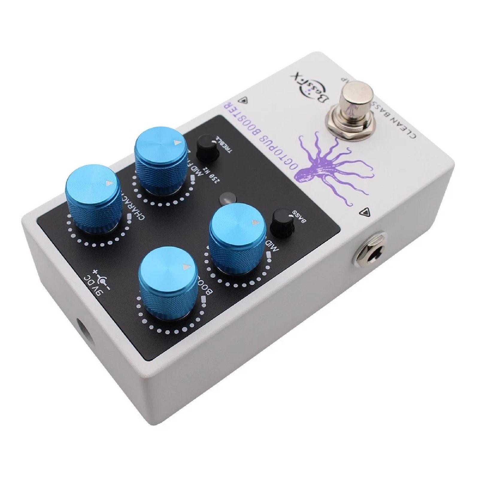 【レア】BassFX Octopus Booster ベースプリアンプ Fanmuzk/DemonFx Octopus Booster ベースプリアンプペダル 3バンドEQ