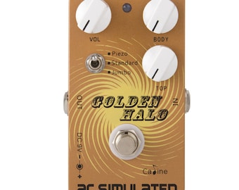 Caline Canada CP-35 Golden Halo Acoustic Guitar Simulator Guitar Pedal