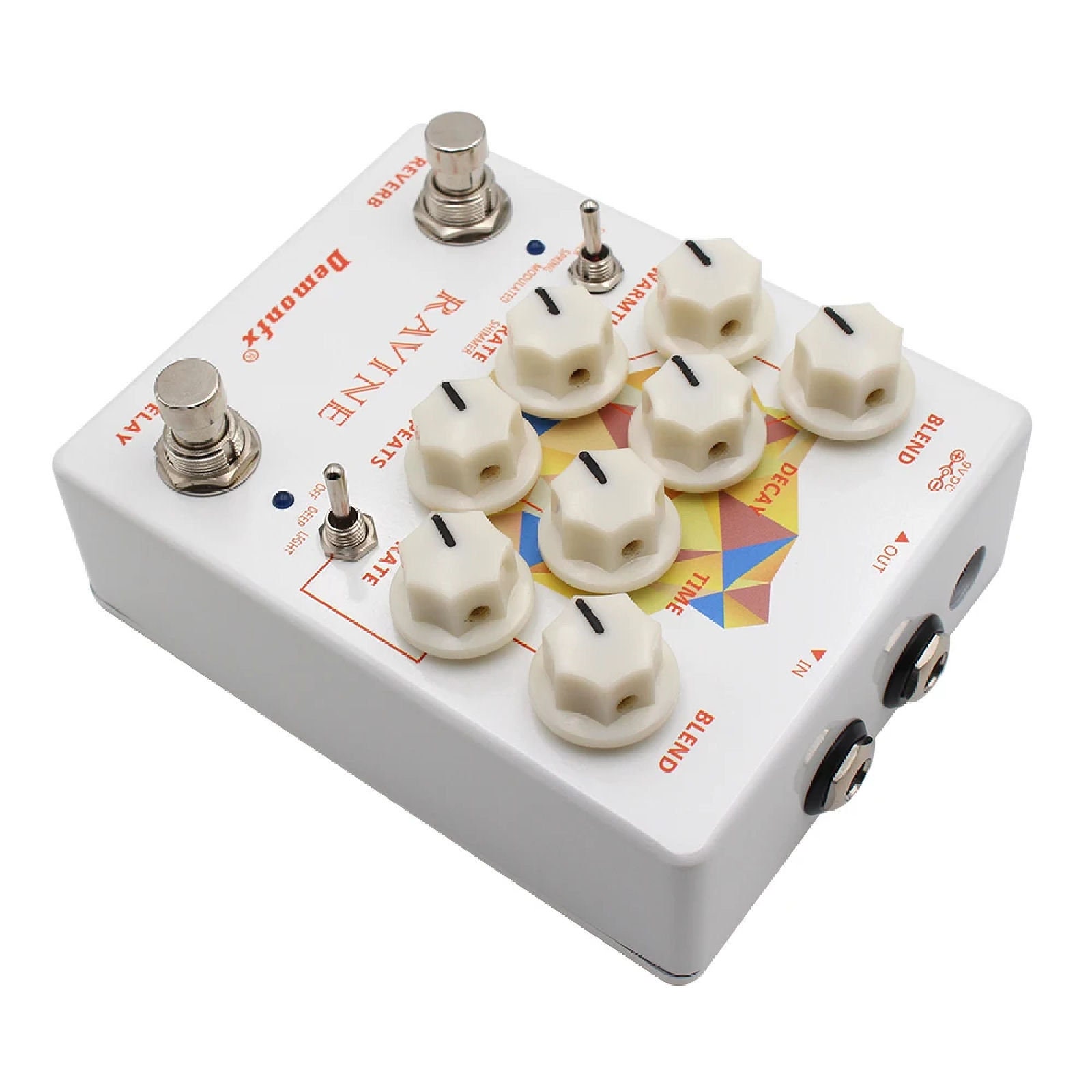Demonfx RAVINE Reverb Delay Numerous Set Options Guitar Effect