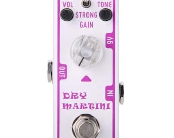 Tone City Dry Martini Overdrive Guitar Pedal Driven Amp Tones at Low Volumes