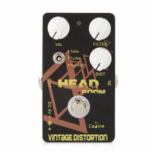 Caline Canada CP-34 Head Room Vintage Distortion Guitar Effect Pedal 3 Way Togle Switch