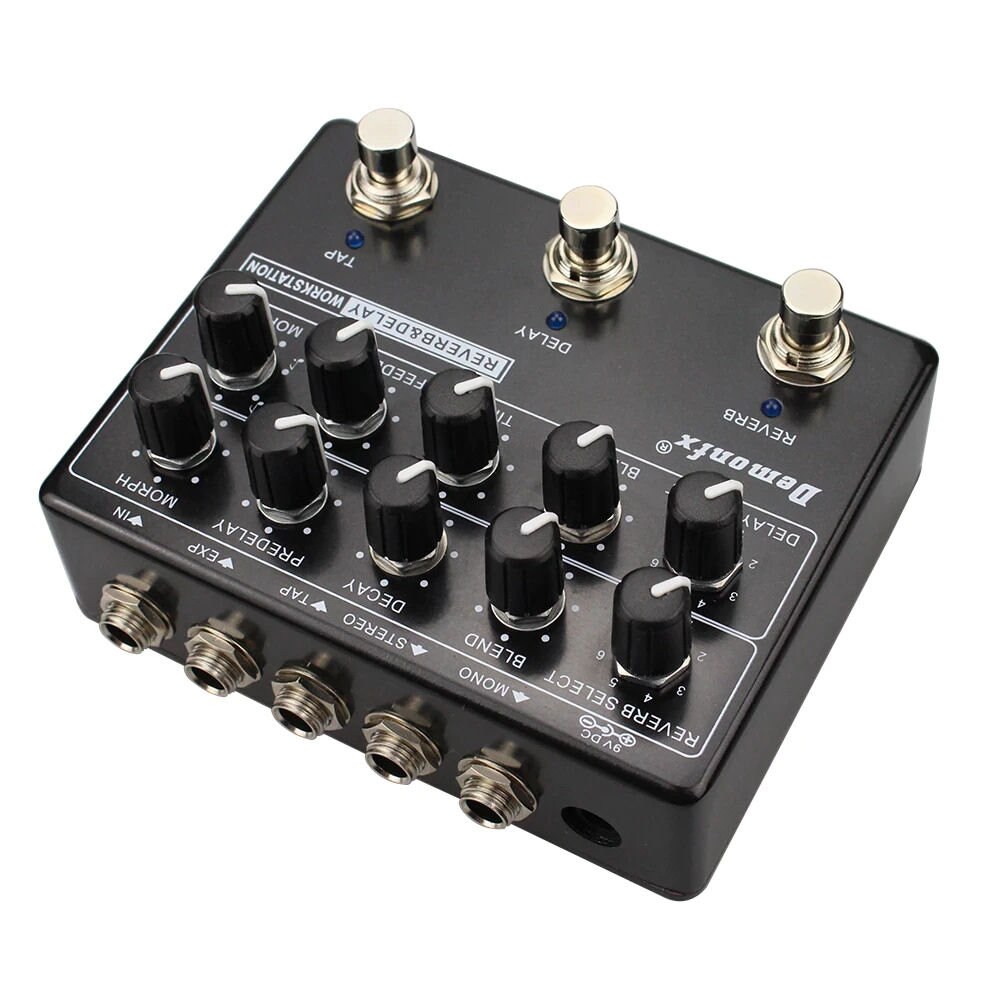 Demonfx RDW Reverb Delay Workstation Guitar Effect Pedal Multi