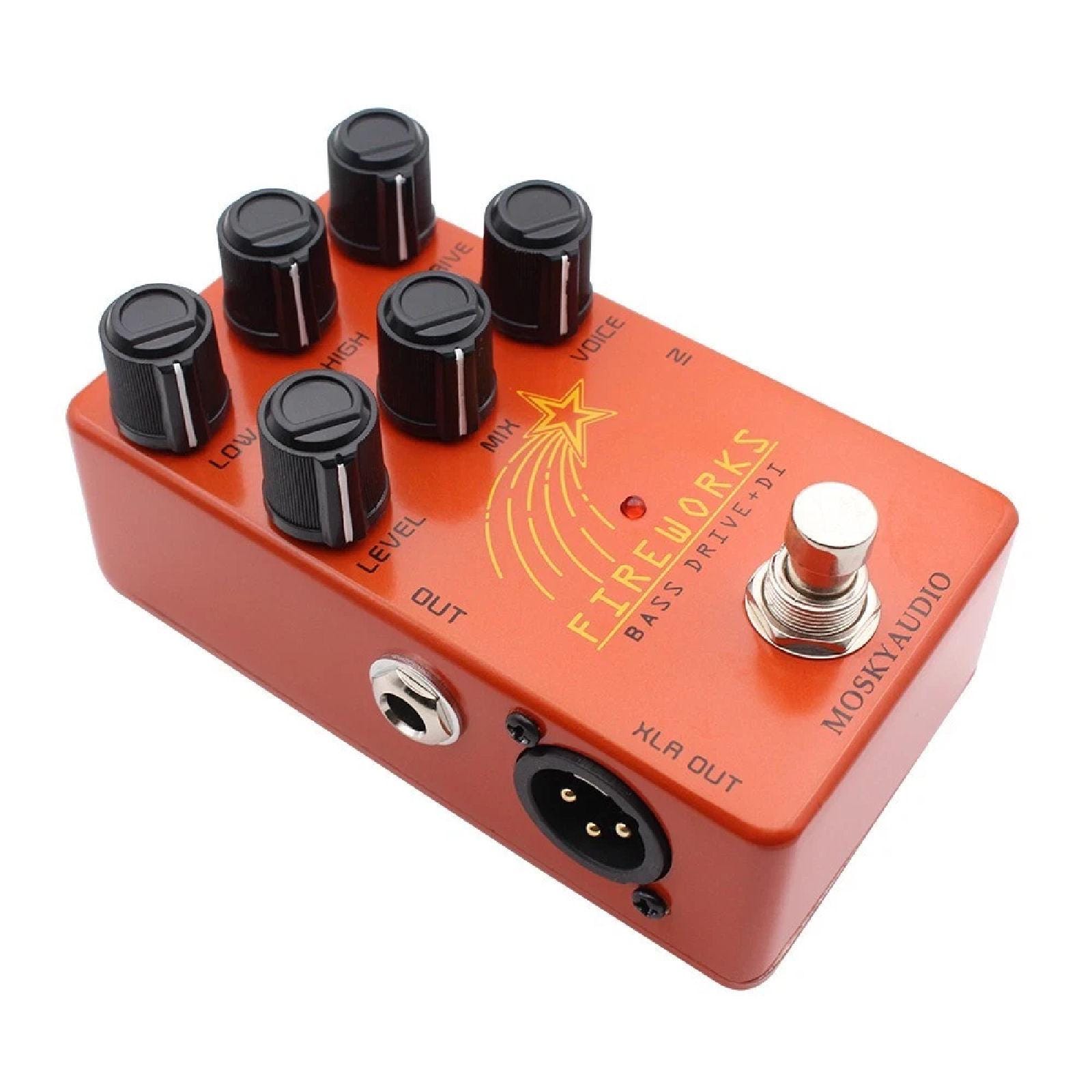 Mosky FIREWORKS Bass Drive DI FX Pedal Tube Amplifier Emulation