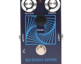 Mosky ELF Spring Reverb Vintage Voiced Reverb Guitar Pedal Attack Depth Dwell