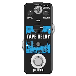 Pulse Technology Tape Delay PT-89 Mini Digital Guitar Delay Effect Pedal