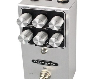 ベース Demonfx Call76 Demonfx CALL76 コンパクトベースコンプレッサーエフェクトペダル