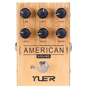 YUER American Sound Electric Guitar Effects Pedal True Bypass YF-34