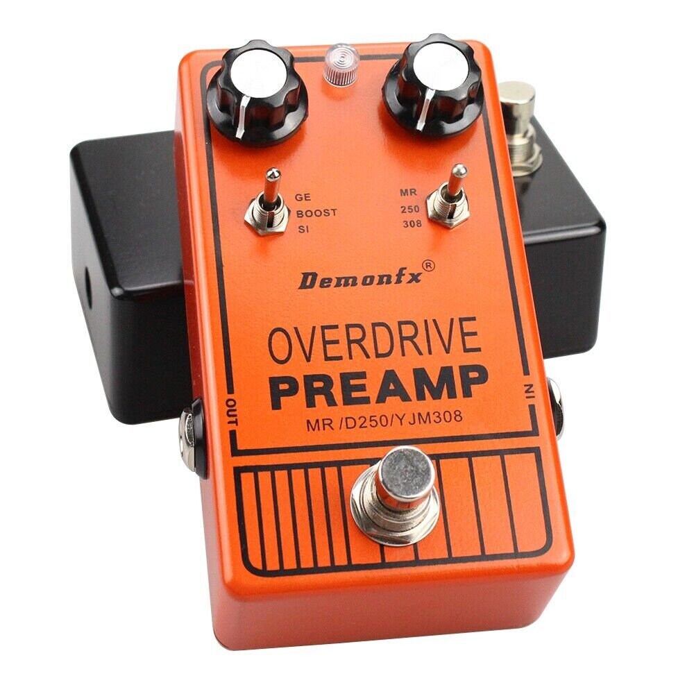 ギター DOD YJM308 Preamp Overdrive Demonfx YJM308 Multi Toggle Overdrive Preamp Guitar Effect Pedal