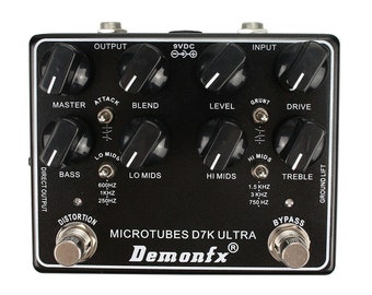 Demonfx Microtubes D7K Ultra V2 Bass Preamp Pedal - Etsy Demonfx Microtubes D7K Ultra V2 Bass Preamp Pedal - Etsy