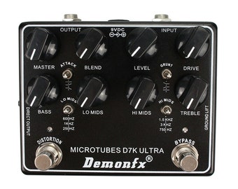 Demonfx Microtubes D7K Ultra V2 Bass Preamp Pedal