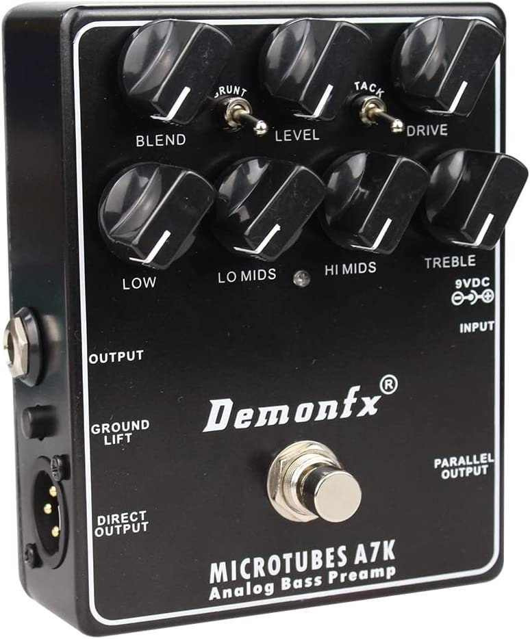 【新品】 Demonfx MICROTUBES A7K Demonfx Microtubes A7K Bass Preamp Pedal - Etsy