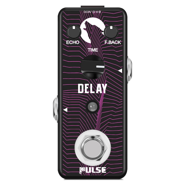 Pulse Technology Delay Analog Vintage Delay Guitar Effect Pedal True Bypass