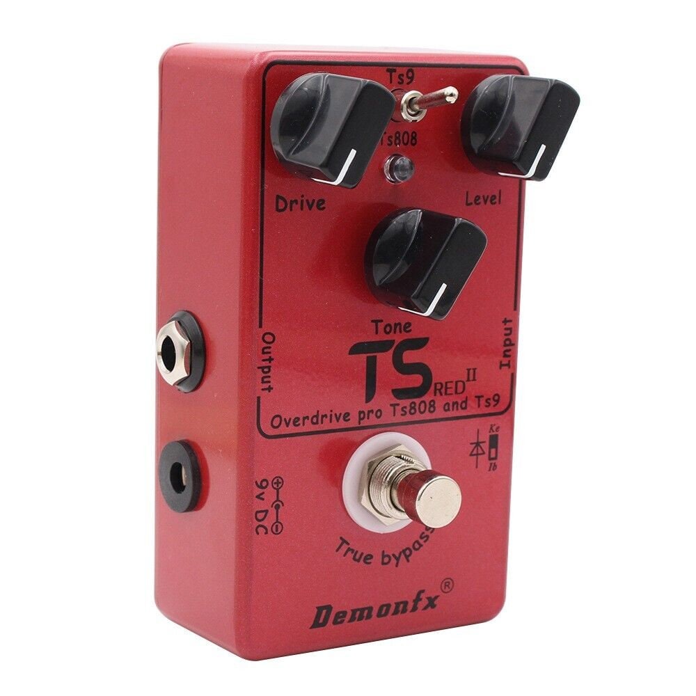 Demonfx TS II REDは2つのオーバードライブオプションを備えています