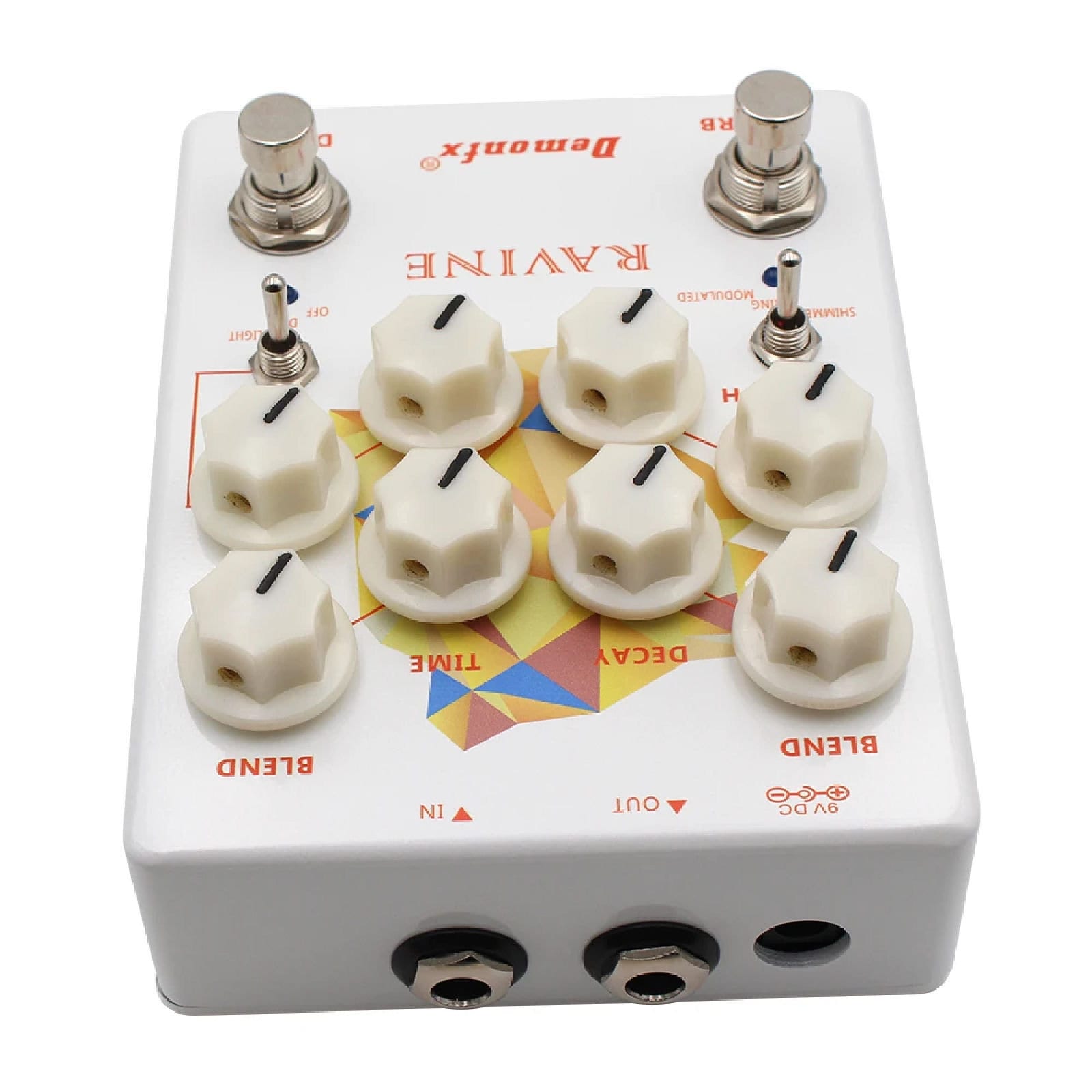 Demonfx RAVINE Reverb Delay Numerous Set Options Guitar Effect