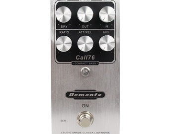 Demonfx CALL76 Compact Bass Compressor Effect Pedal