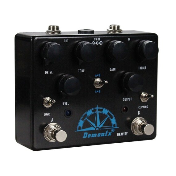 Demonfx Gravity（TS10 / Centaur系クローン） Demonfx GravityギターエフェクトペダルオーバードライブTS10とK-Cを1