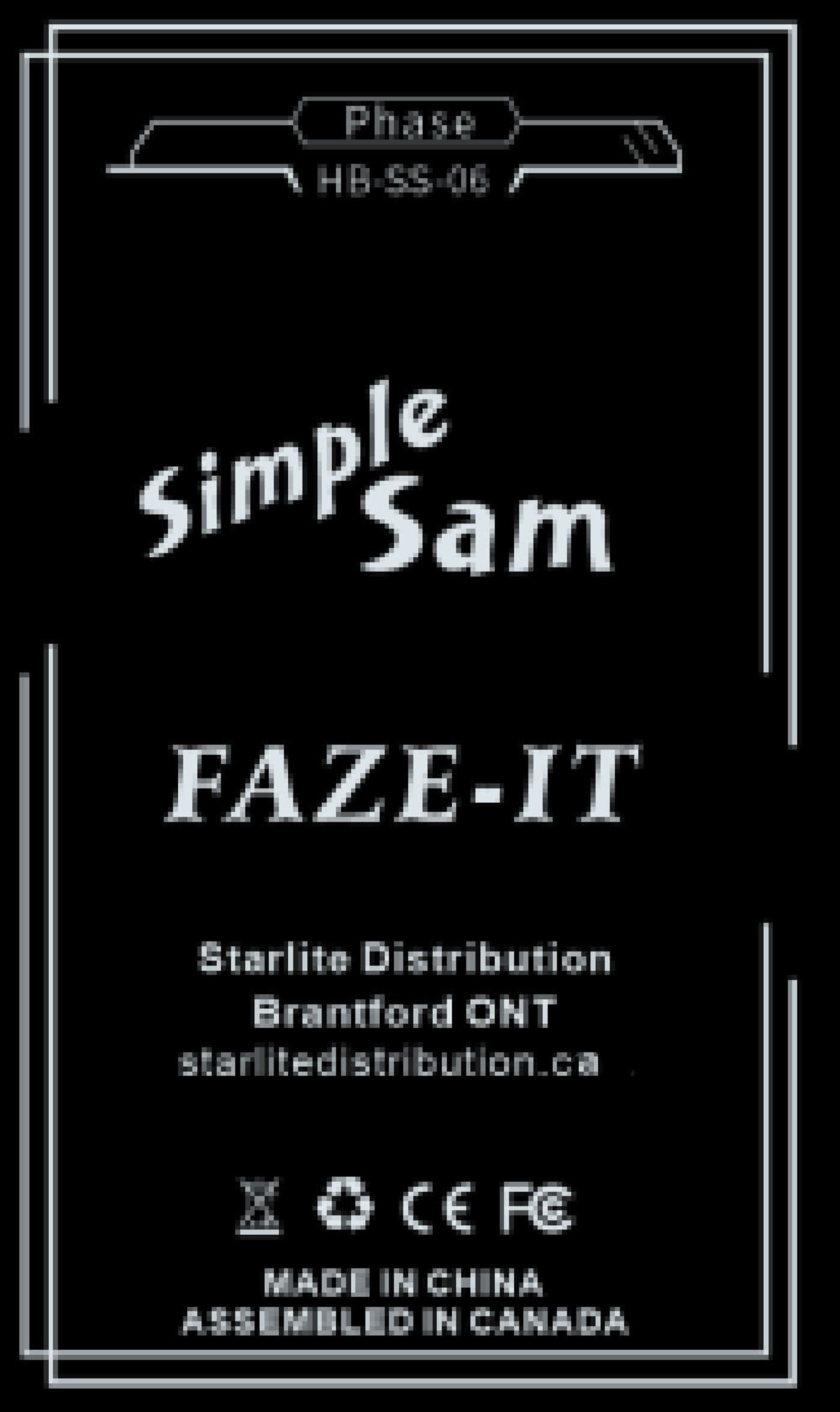 Simple Sam Faze-it Phase Guitar Effect Pedal True Bypass Astounding ...