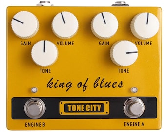 TONE CITY King of Blues Guitar Overdrive Effect Pedal True