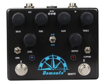 Demonfx Gravity guitar effects pedal Overdrive TS10 And K-C in one pedal