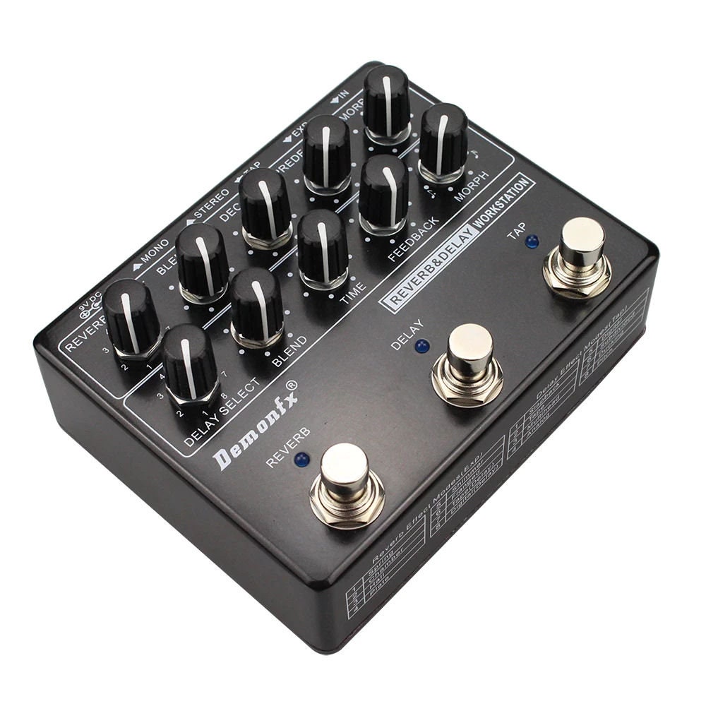 Buy Demonfx RDW Reverb Delay Workstation Guitar Effect Pedal Multi Effects  Online in India - Etsy Demonfx REVERB&DELAY WORKSTATION keeley